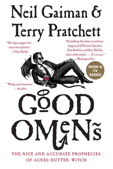 Item #338486 Good Omens: The Nice and Accurate Prophecies of Agnes Nutter, Witch. Neil Gaiman, Terry, Pratchett.