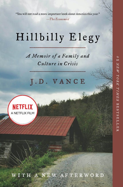 Item #283097 Hillbilly Elegy: A Memoir of a Family and Culture in Crisis. J. D. Vance
