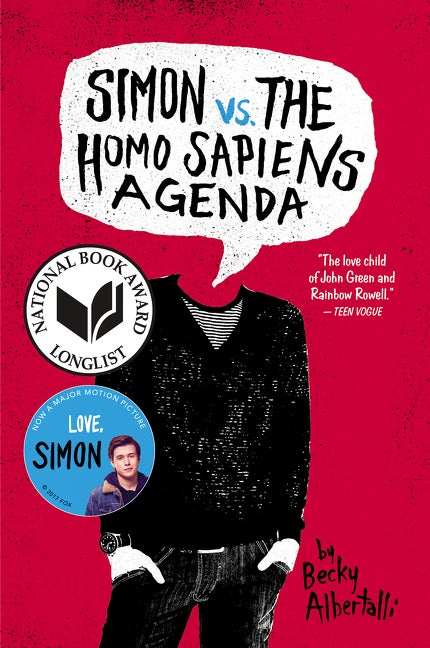 Item #343891 Simon vs. the Homo Sapiens Agenda. Becky Albertalli