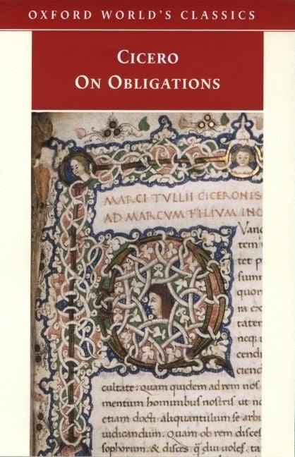 Item #327355 On Obligations (Oxford World's Classics). Cicero