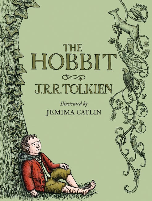 Item #343869 The Hobbit: Illustrated Edition. J. R. R. Tolkien, Jemima, Catlin.