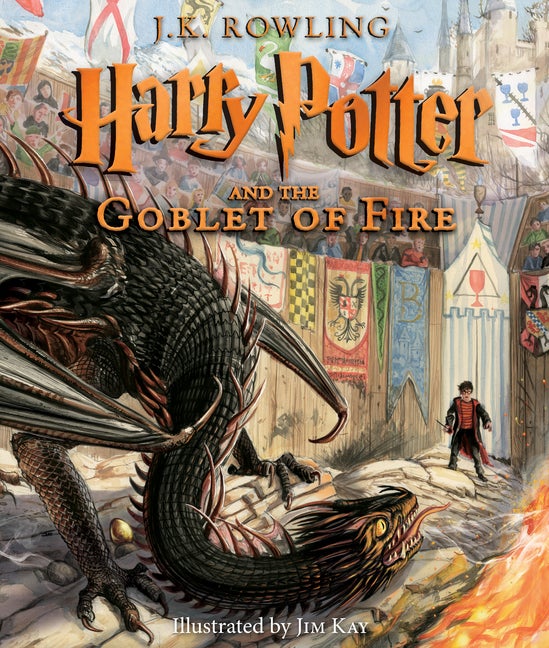 Item #346273 Harry Potter and the Goblet of Fire: The Illustrated Edition (Harry Potter, Book 4)...