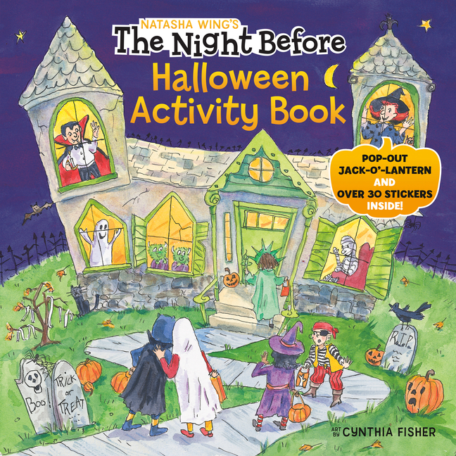 Item #313709 The Night Before Halloween Activity Book. Natasha Wing