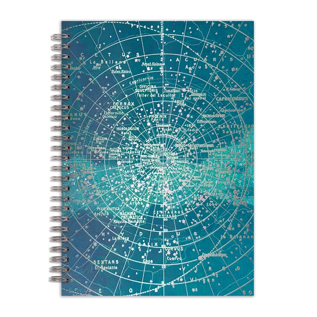 Item #345127 Constellation Grid 7 x 10 Wire-O Journal. Galison