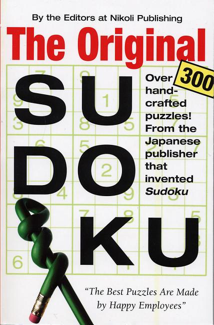 Item #326095 Original Sudoku. Publishing, of Nikoli