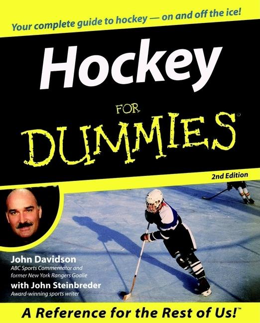 Item #17667 Hockey for Dummies. John Steinbreder John Davidson