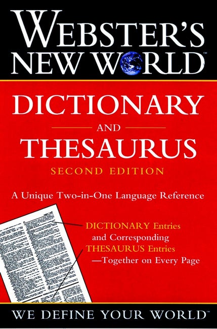Item #326860 Websters New World Dictionary and Thesaurus. MICHAEL AGNES, CHARLTON LAIRD, GRANT
