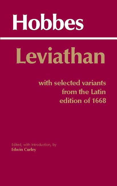 Item #338696 Leviathan : With Selected Variants from the Latin Edition of 1668. THOMAS HOBBES, E....