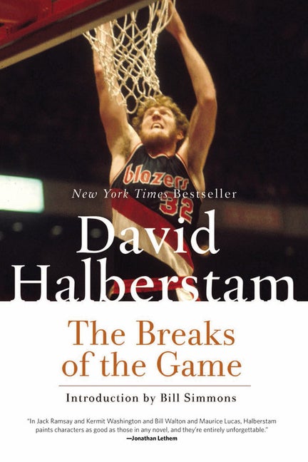 Item #331336 The Breaks of the Game. David Halberstam