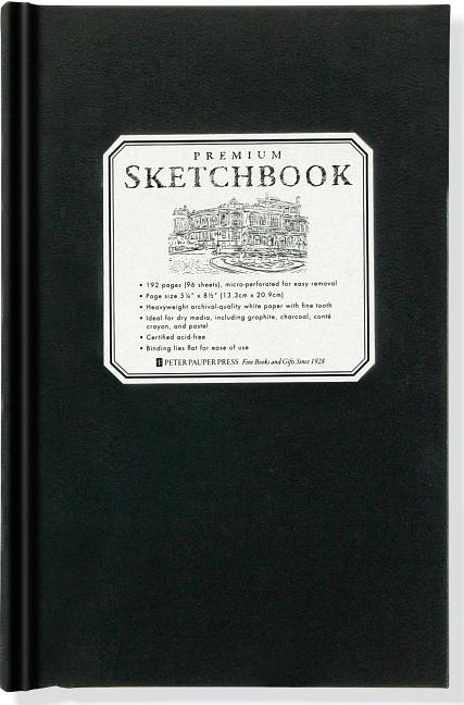 Item #356436 Premium Sketchbook Small. Peter Pauper Press