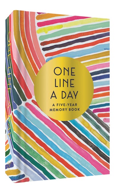 Item #327053 Rainbow One Line a Day: A Five-Year Memory Book. Kindah Khalidy