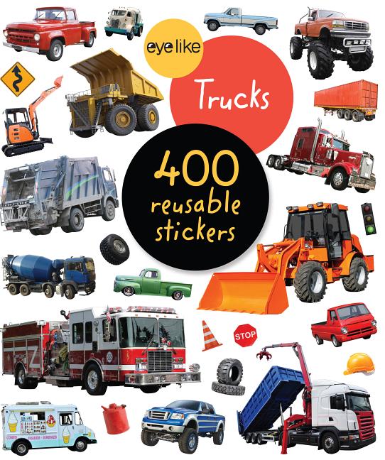 Item #347760 Eyelike Stickers: Trucks. Workman Publishing