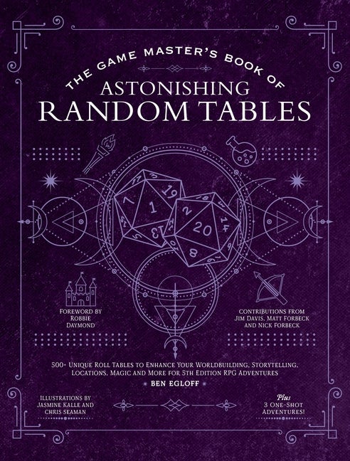 Item #333604 The Game Master's Book of Astonishing Random Tables: 300+ Unique Roll Tables to...