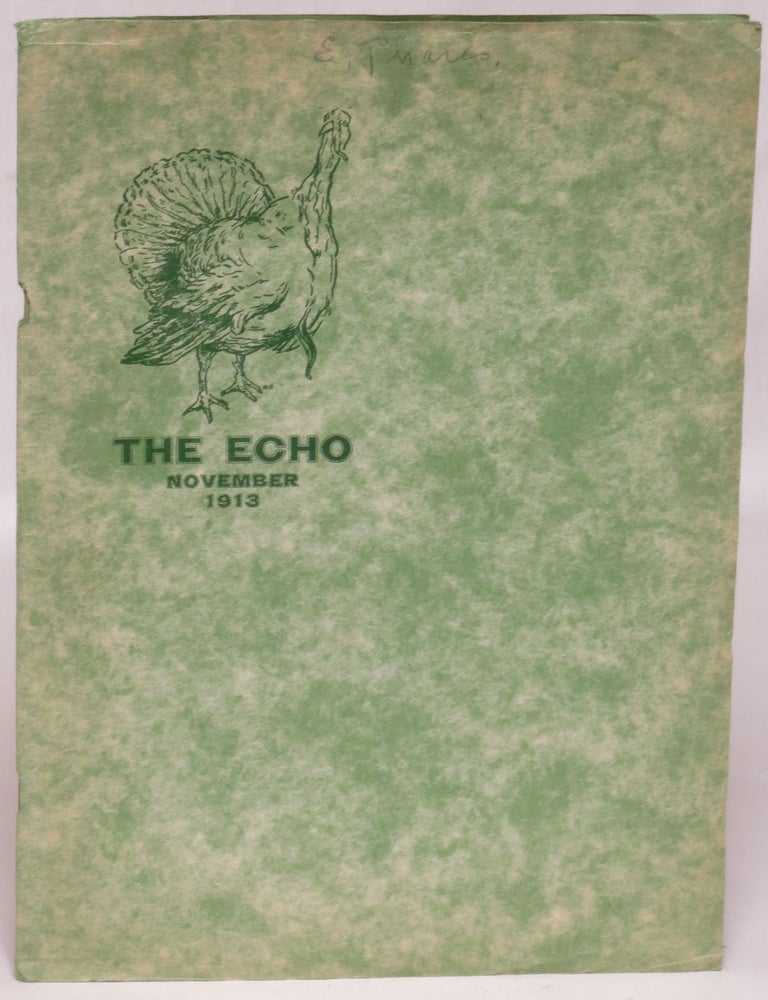 Item #105427 The Echo (Santa Rosa High School), November 1913 (vol. VI, no. 3)