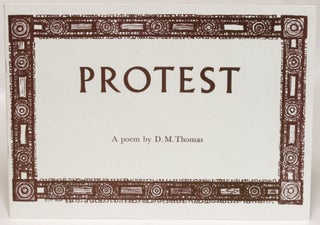 Item #108416 Protest: A Poem After A Medieval Armenian Poem by Frik. D. M. Thomas