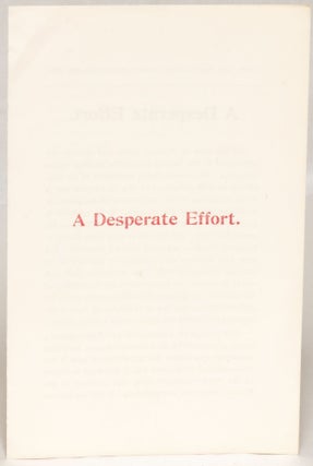 Item #109047 A Desperate Effort