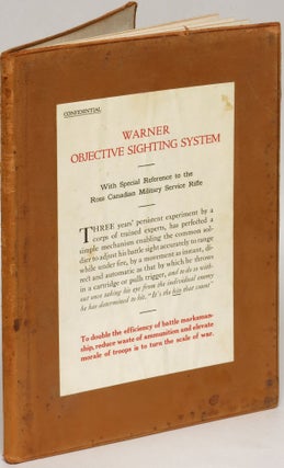 Item #110415 [Warner Warner Objective Sighting System: With Special Reference to the Ross...