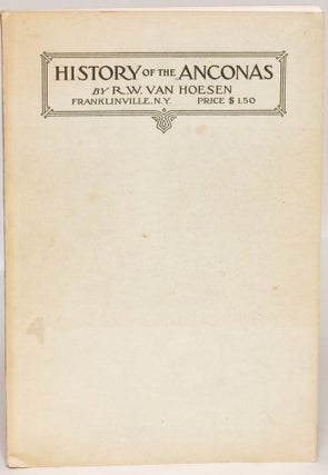 Item #111834 History of Anconas. Roy W. Van Hoesen