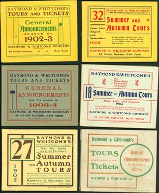 Item #144801 Raymond & Whitcomb Company Tours [Six Volumes]. Raymond, Whitcomb Co