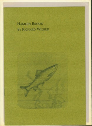 Item #151839 Hamlen Brook. Richard Wilbur