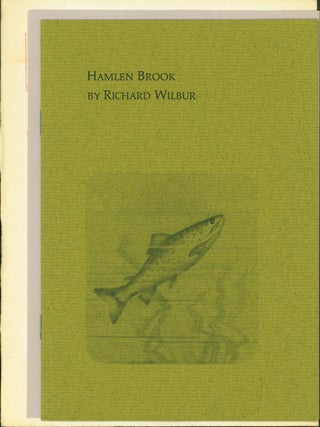 Item #151840 Hamlen Brook. Richard Wilbur