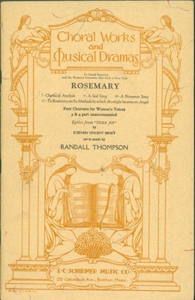 Item #152434 Rosemary: Four Choruses for Women's Voices (Three- and Four-part, Unaccompanied)....