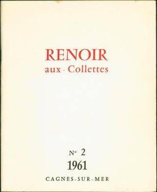 Item #165772 Renoir aux Collettes: No. 2. Auguste Renoir