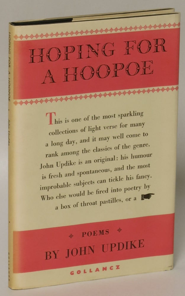 Item #169715 Hoping for a Hoopoe. John Updike.