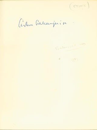 The Papers of Bernard De Voto: A Description and a Checklist of His Works With a Tribute by Wallace Stegner