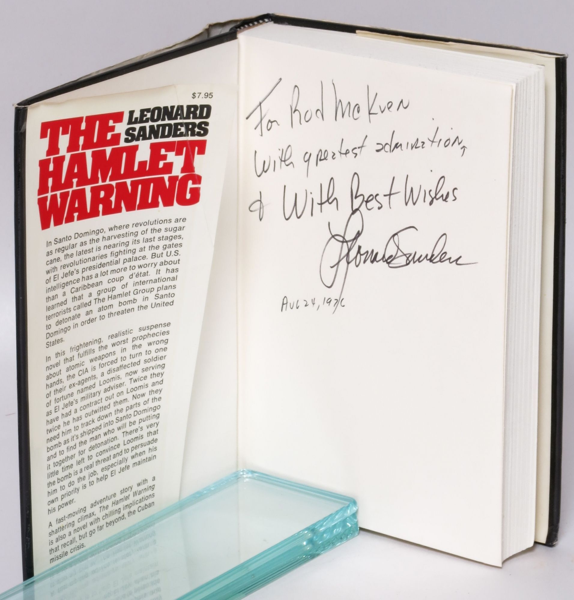 The Hamlet Warning | Leonard Sanders | First Edition