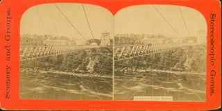 Item #204274 [Stereoview] Suspension Bridge, Niagara