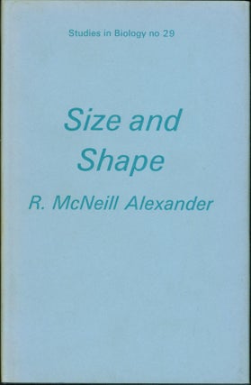 Item #208580 Size and Shape. R. McNeill Alexander