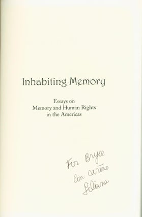 Inhabiting Memory: Essays on Memory and Human Rights in the Americas