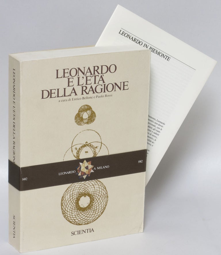 Item #217453 Leonardo e l'eta della ragione. Enrico Bellone, Paolo Rossi.