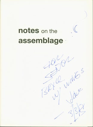 Notes on the Assemblage