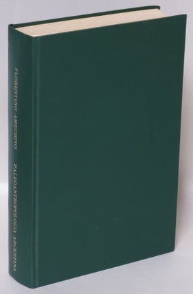 Item #223076 Paleoantropologia argentina [Obras completea y correspondencia cientifica... vol....
