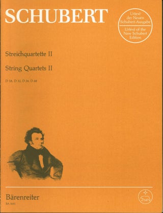 Item #224109 Streichquartette II / String Quartets II. Franz Schubert