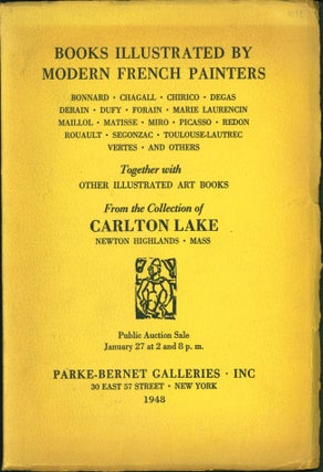 Item #224349 Books Illustrated by Modern French Painters ... From the Collection of Carlton Lake...