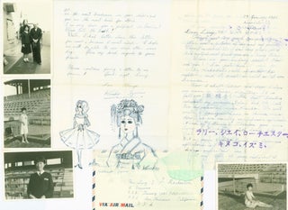 Item #225454 Letters From Japanese Girl to U. S. Navyman. Kinukoz Izumi