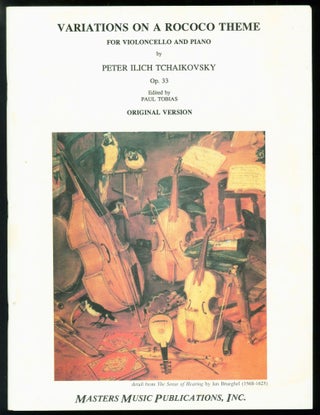 Item #234981 Variations on a Rococo Theme, Op. 33 for Violoncello and Piano. Peter Ilich Tchaikovsky
