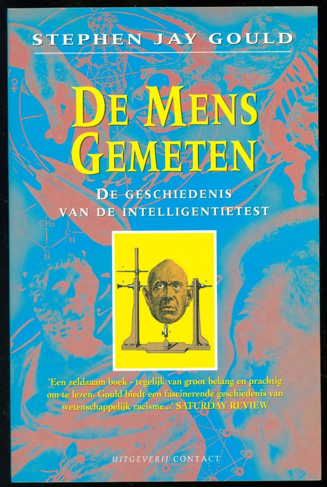 Item #242050 De mens gemeten (Herziene en uitgebreide uitgave) (The Mismeasure of Man, revised and expanded edition in Dutch). Stephen Jay Gould.
