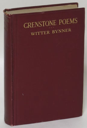 Item #243409 Grenstone Poems: A Sequence (Second issue). Witter Bynner