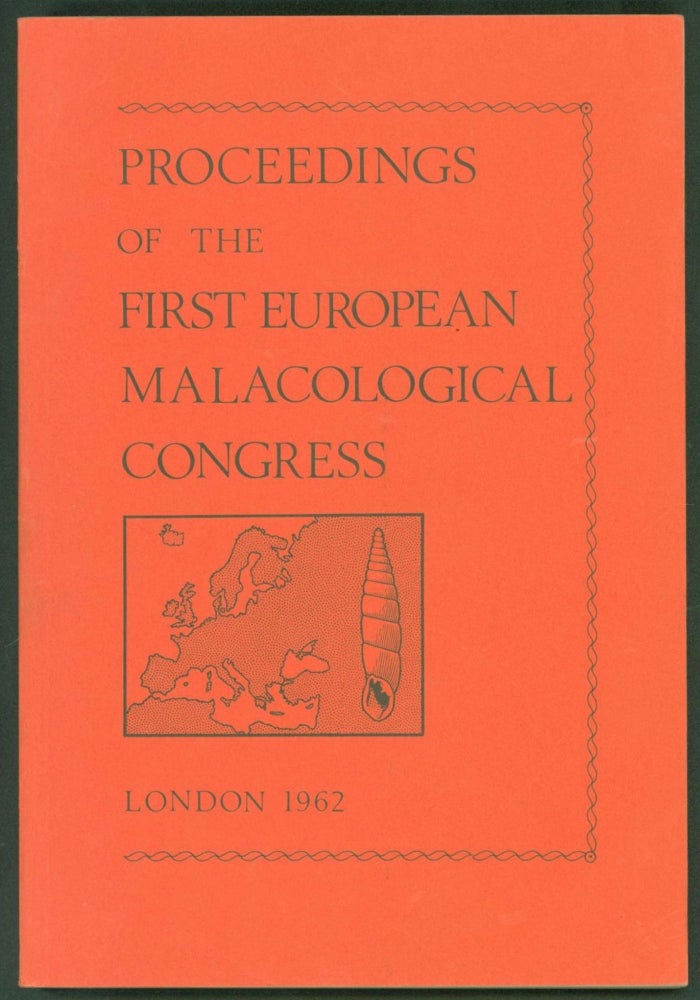 Item #258128 Proceedings of the First European Malacological Congress London, September 17-21, 1962. L. R. Cox, J. F. Peake.