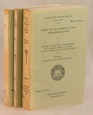 Item #262297 Fishes of the Marshall and Marianas Islands (Volumes 1, 2, 3). Leonard P. Schultz