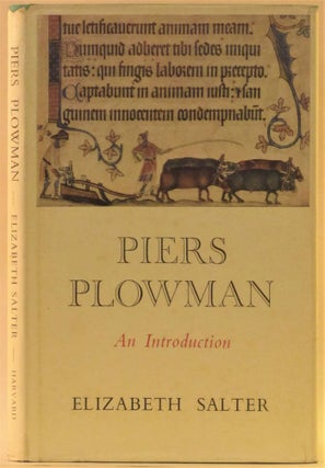 Item #262377 Piers Plowman: An Introduction (Second edition). Elizabeth Salter