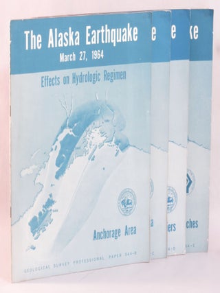 Hydrologic Effects of the Earthquake of March 27, 1964, Outside Alaska, The Alaska Earthquake, March 27, 1964: Effects on the Hydrologic Regimen, 1. Anchorage Area, Geological Survey Professional Paper 544-B, 2. Outside Alaska, 544-C, 3. Glaciers, 544-D, , 4. Seismic Seiches, 544-E. Four papers total