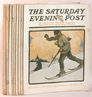 Item #264149 Saturday Evening Post. Magazine. 1904. 9 Issues: January 9, January 16, January 23,...