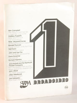 Item #264173 SWAA Broadsides 1. Ken Campbell, DaSilva Puppets, Peter Maxwell Davies, Ronald...