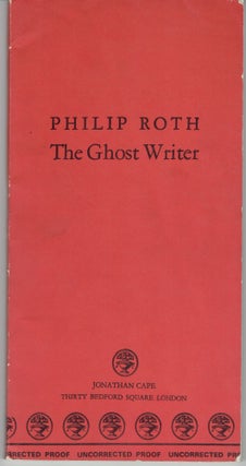 Item #265014 Ghost Writer [Tall Uncorrected Proof]. Philip Roth