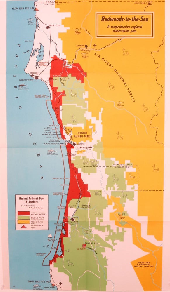 Item #265439 Redwoods-to-the-Sea: A Comprehensive Regional Conservation Plan (map). C. Robert Barnum, chairman.